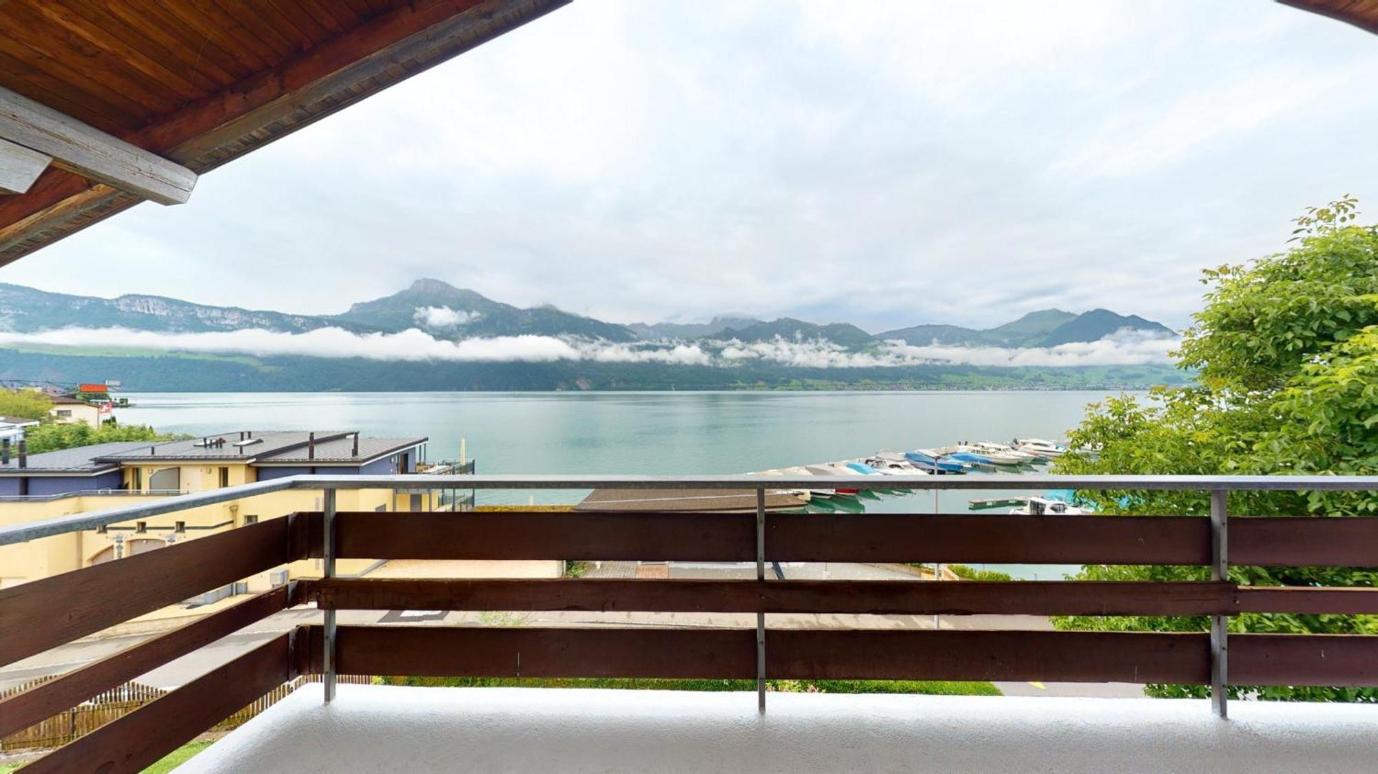 Modern And Charming Apartment On The Shores Of Lake Lucerne Герзау Екстериор снимка